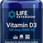 Life Extension Vitamin D3 5000 IU Bone Health Brain Immune System Support 60