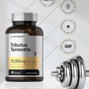 Horbäach Tribulus Terrestris 15000mg per serving | 180 Caps