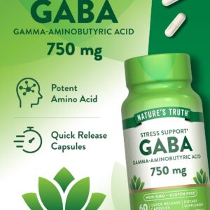 Nature’s Truth Gaba 750 mg 60 caps