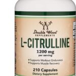 Double Wood L Citrulline 1200mg L-Arginine Nitric Oxide Booster Muscle Recovery to Improve Muscle