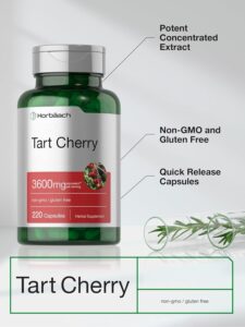 Horbäach Tart Cherry Extract 3600mg 220 Caps - Görsel 2