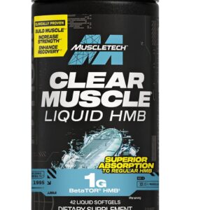 Muscletech HMB Amino 1000mg Recovery Clear Muscle 42 Liquid Softgels