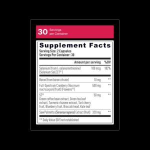 Weider Prime Prostate Health for Men Saw Palmetto Nitric Oxide Boron Selenium 60 Veggie Caps - Görsel 4