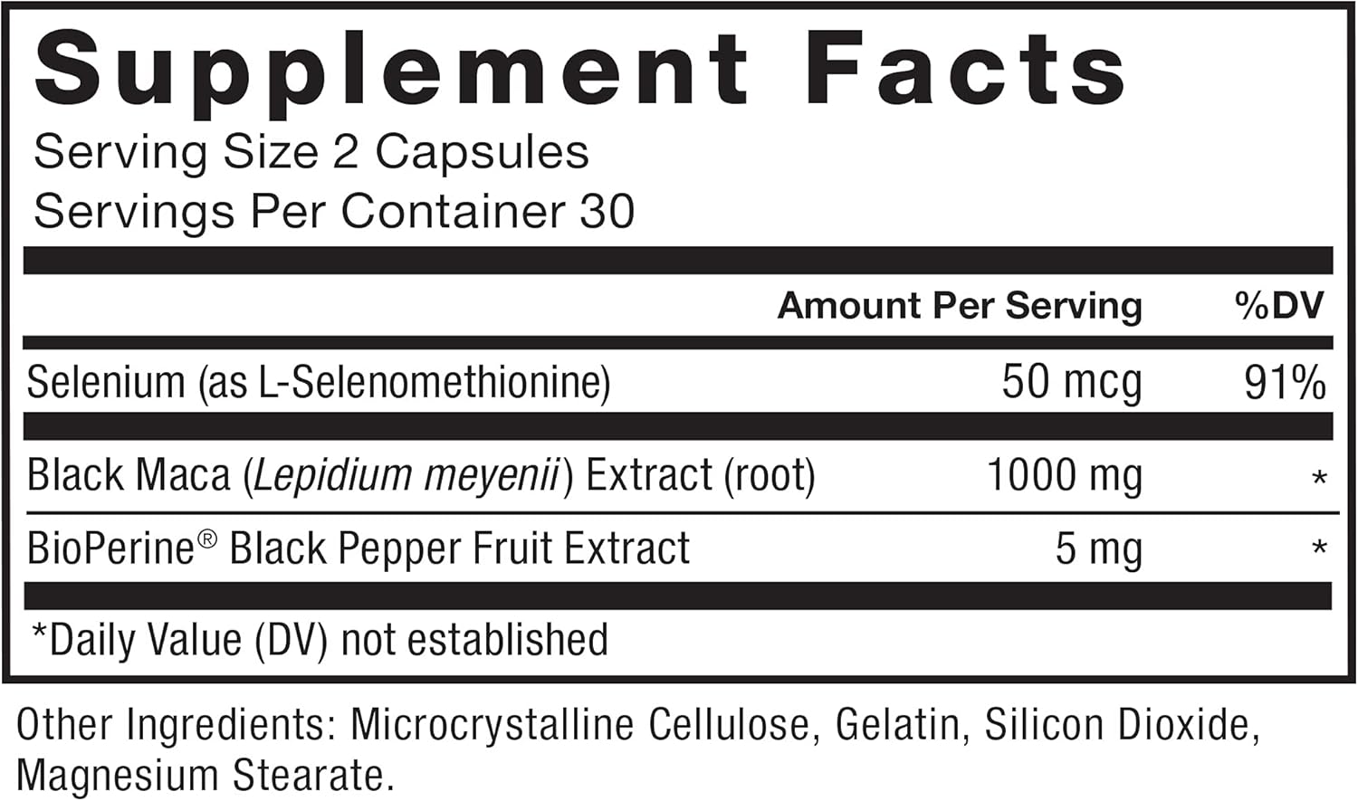 Force Factor Black Maca Root Vitality for Men 1000mg, 60 Capsules - Görsel 5