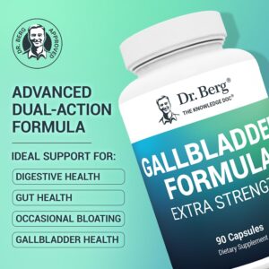 Dr. Berg Gallbladder Formula Extra Strength Ox Bile Digestive Enzymes Slippery Betaine 90 Caps