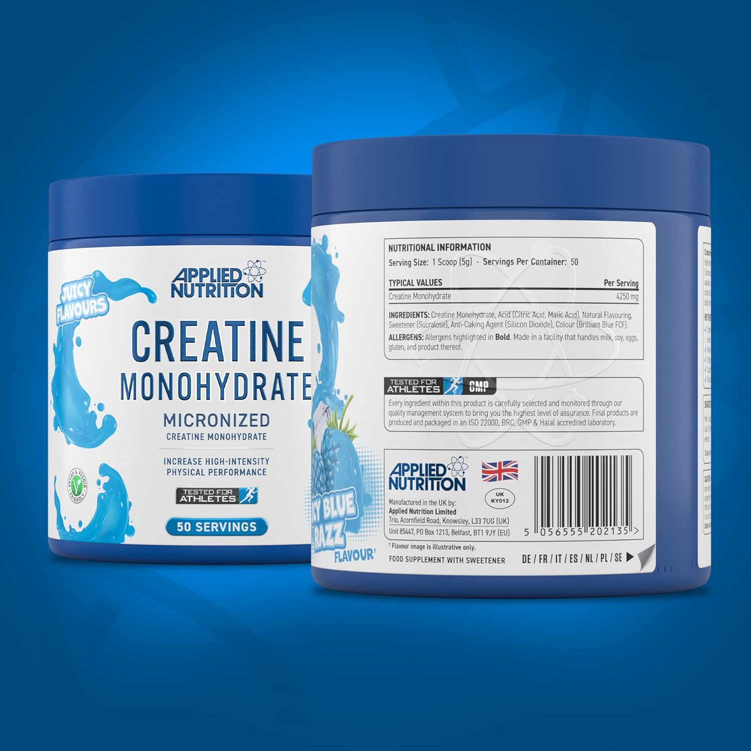 Applied Nutrition Creatine Monohydrate Powder 250g – 100% Micronized Creatine 50 Servings - Görsel 5