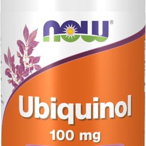 NOW Foods Ubiquinol 100 mg High Bioavailability Koenzim CoQ10 60 Softgels