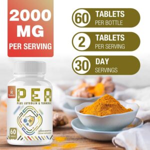 Rosmolo 1500 MG Palmitoylethanolamide with Luteolin 98% & Turmeric 60 Tablet