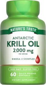 Nature's Truth, Antarctic Krill Oil Omega Astaxanthin 2,000 mg, 60 Quick Softgels