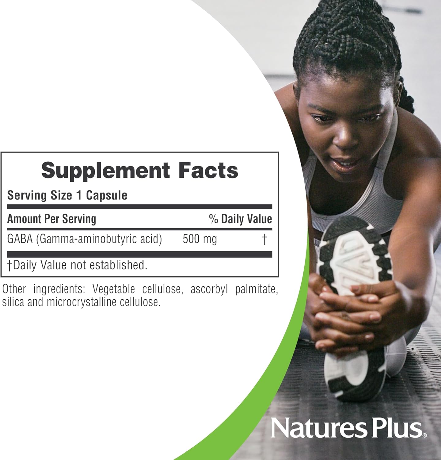 NaturesPlus PRO GABA 500 mg - 60 Caps - Görsel 3