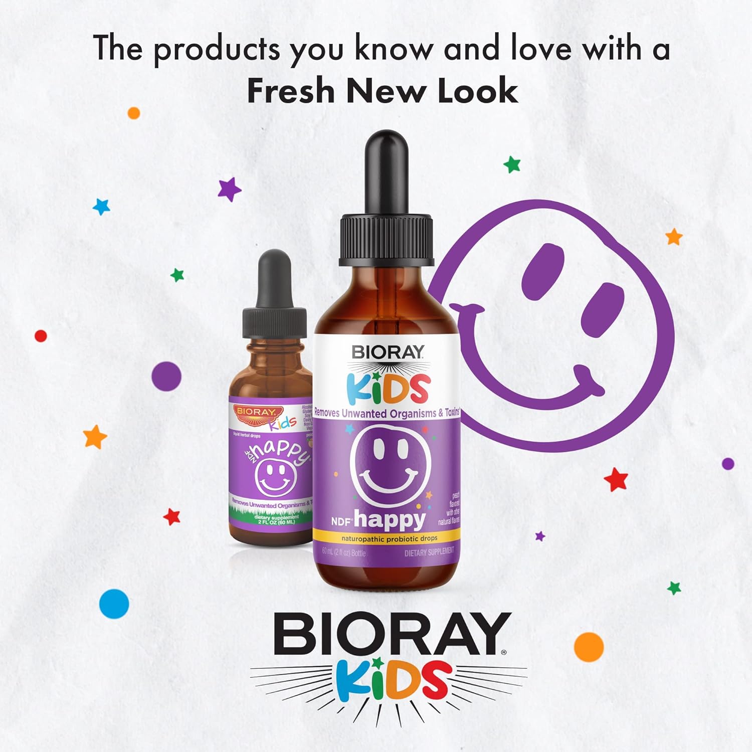 BIORAY Kids NDF Happy Peach Children’s Digestive Support 59 ML