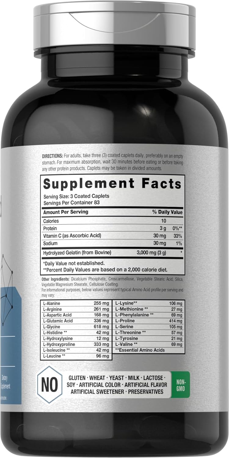 Horbaach Amino Acid Complex 3000mg 250 Caplet - Görsel 5