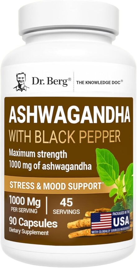 Dr. Berg Ashwagandha Capsules 1000mg 90 Caps