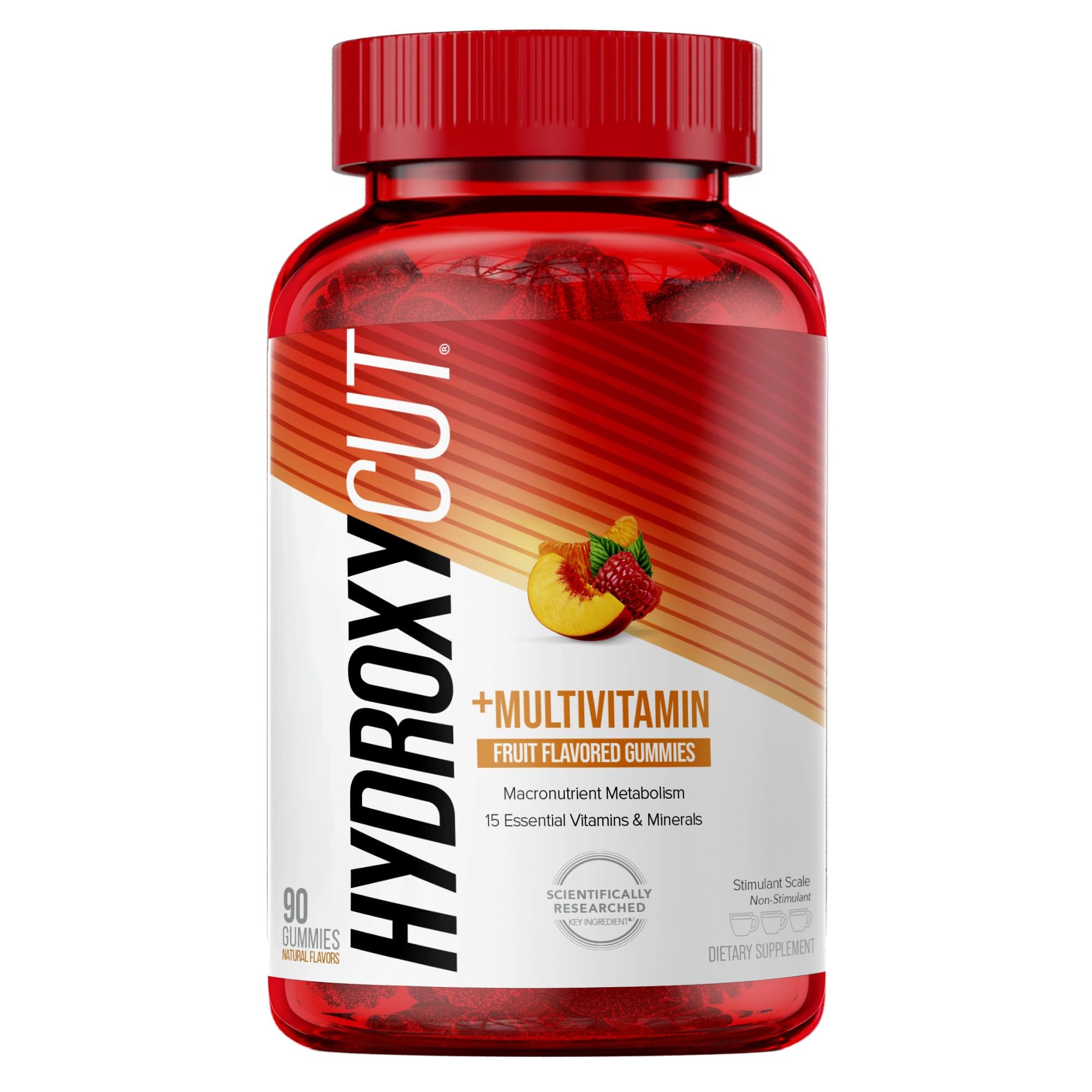 MUSCLETECH Hydroxycut Vitamin Gummies – 99% Caffeine Free 90 Gummies