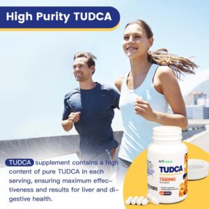 inGreens TUDCA High Pure Tauroursodeoxycholic Salts Liver Cleanse Detox and Repair 1500 mg 60 Caps - Görsel 2