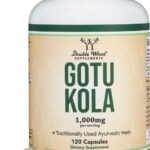 Double Wood Gotu Kola Centella Asiatica 1000mg Mental Relaxation and Cognitive 120 Caps