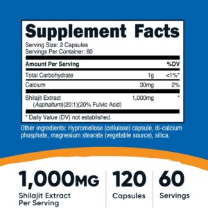 Nutricost Shilajit 120 Caps