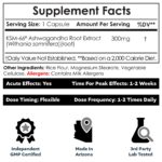 Nootropics Depot KSM66 Ashwagandha Capsules 300mg 90 Caps - Görsel 3