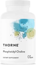 Thorne Phosphatidyl Choline - Phospholipid Complex for Cell Membrane Support Detox - 60 Gelcaps