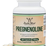 DOUBLE WOOD Pregnenolone Progesterone to Boost Progesterone Levels 120 Caps