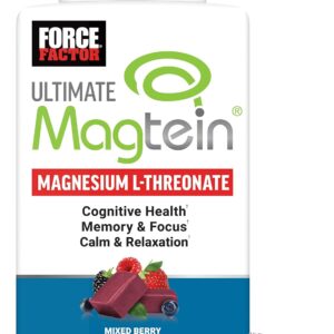 Force Factor Ultimate Magtein Magnesium(Magnezyum) L-Threonate Cognitive Function Focus Memory 60