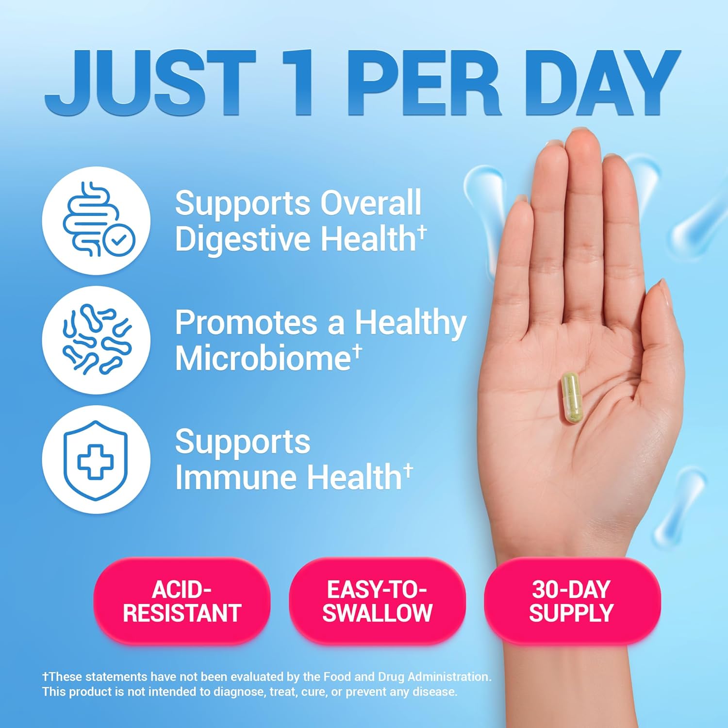 Dr. Berg Probiotic Digestive Health Lactobacillus 60 Billion CFUs 30 Caps - Görsel 3