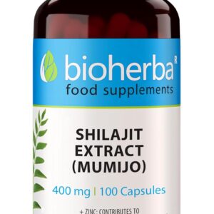 Bioherba Shilajit Extract (Mumijo) 400 mg 100 Caps