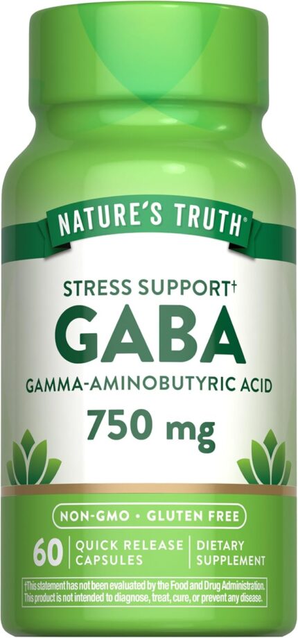 Nature's Truth Gaba 750 mg 60 caps