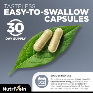 Nutrivein DHT Blocker with Biotin Hair Supplement Saw palmetto+Resveratrol 60 Caps - Görsel 3