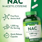NATURES TRUTH N-Acetyl Cysteine 1200 mg NAC 200 Kapsül