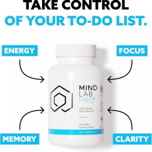 Mind Lab Pro Universal Nootropic Brain Booster Focus, 60 Caps - Görsel 3