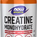 NOW Foods Sports Nutrition Creatine Monohydrate Powder Mass Building Energy Production