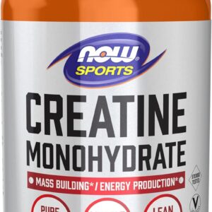 NOW Foods Sports Nutrition Creatine Monohydrate Powder Mass Building Energy Production