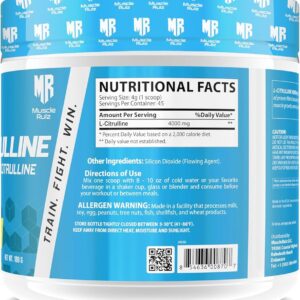 Muscle Rulz %100 Citrulline 4000 mg 45 Servis (ABD MENŞEİ)
