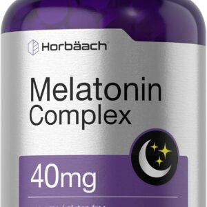 Horbaach Melatonin 40mg Complex | 360 Fast Dissolve Tablets |