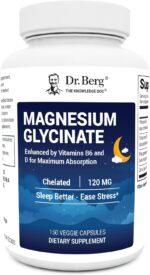 Dr.Berg Magnesium Glycinate with Naturally Sourced Vitamin D3 150 kapsül