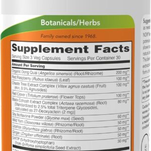 NOW Foods Menopause (Menapoz) Support Blend 90 Veg Caps