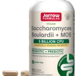 Jarrow Formulas, Vegan Saccharomyces Boulardii Probiyotik + Prebiyotik MOS, 5 Billion CFU, 90 Veggie Caps