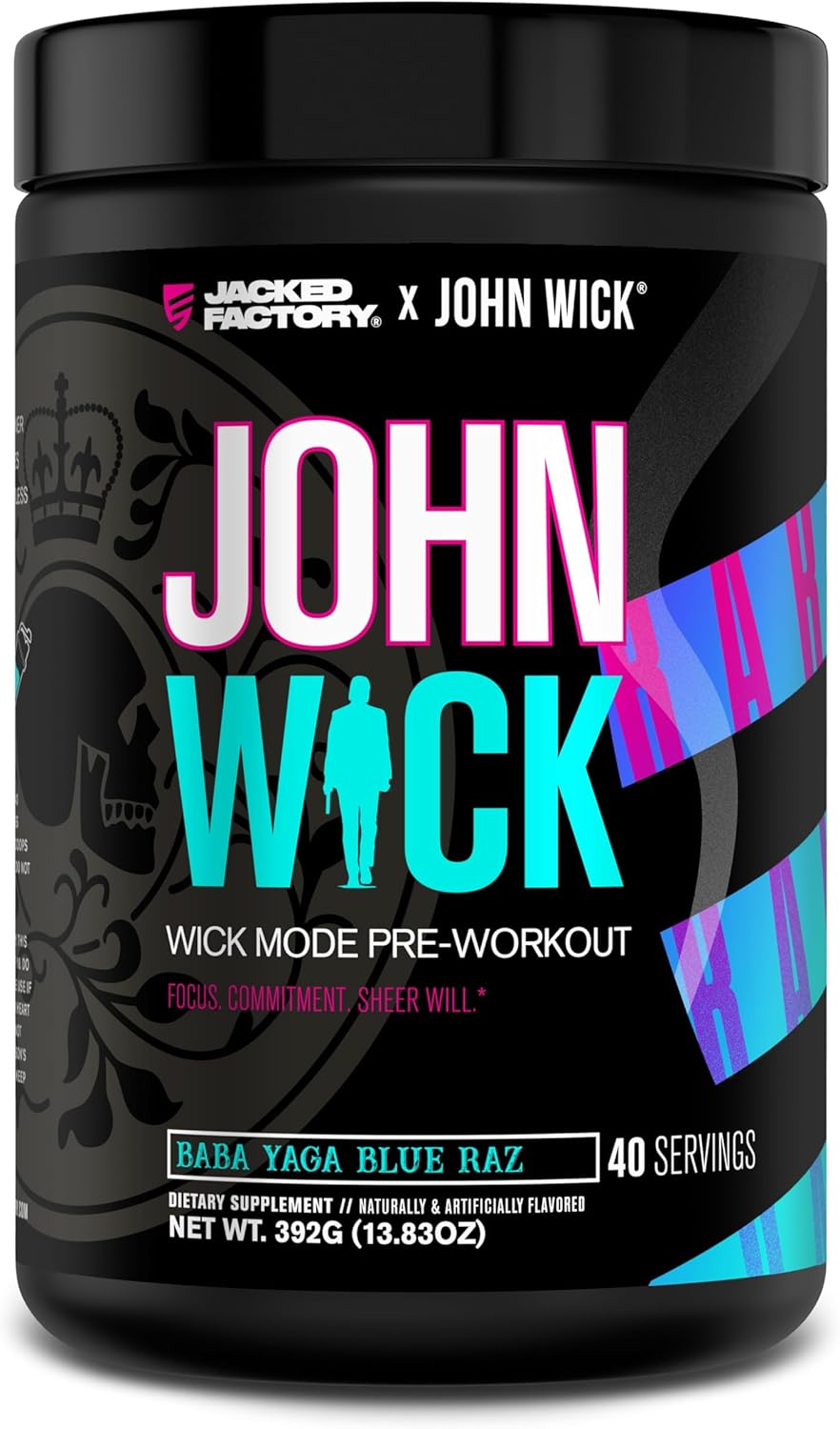 Jacked Factory X John Wick - Wick Mode PreWorkout 40 Servings - Görsel 2