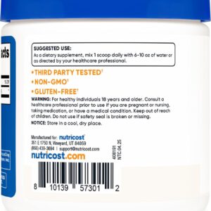 Nutricost Pure DMAE Bitartrate Powder 100 Grams
