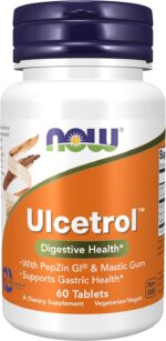 NOW Foods Ulcetrol Digestive Health With PepZin & Mastic Gum 60 Tablet