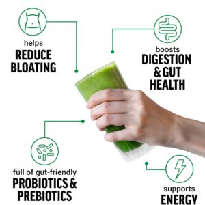 Force Factor Smarter Greens Detox Daily Gut Health Digestion 125 Million CFUs of Probiotics
