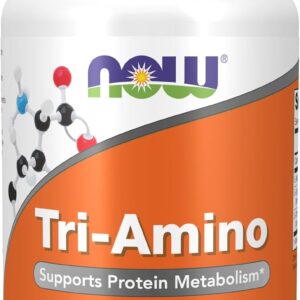 NOW Foods Tri-Amino with L-Arginine, L-Ornithine L-Lysine 120 Caps