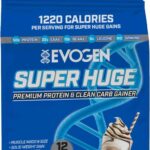 Evogen Super Huge Mass Gainer Protein High Calorie Weight Gainer Carbs & Nutrients Strength 5,4 Kg