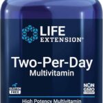 Life Extension Two-Per-Day Multivitamin+Mineral Heart, Brain, Blood Vessel & Cellular Health 60 Caps