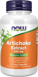 Now Foods Artichoke Liver Digestive Health Extract 450mg, Veg 90 caps