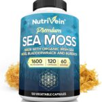 Nutrivein Sea Moss Bladderwrack Burdock Prebiotic Immune Digestive Thyroid,Skin Keto Detox Gut Joint