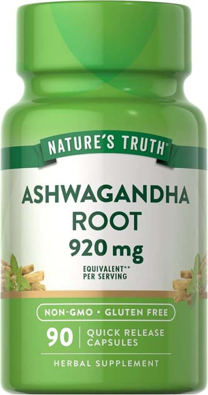 Nature's Truth Ashwagandha Root 460 mg 90 Quick Release Caps