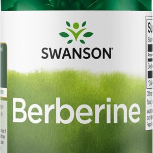 Swanson Berberine - Standardized 97% Berberine HCl Blood sugar - 400mg Each - 60 Caps