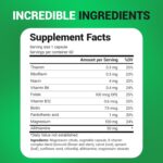 Dr. Berg Natural Vitamin B1 B6 B12 Complex Allithiamine Vitamin B1 Thiamin, Niacin, Folate, Magnesium & More - 60 Caps - Görsel 5